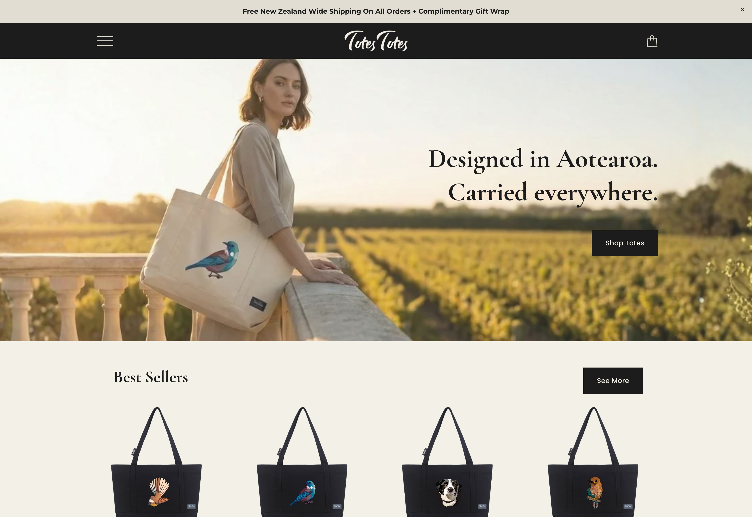 TotesTotes website
